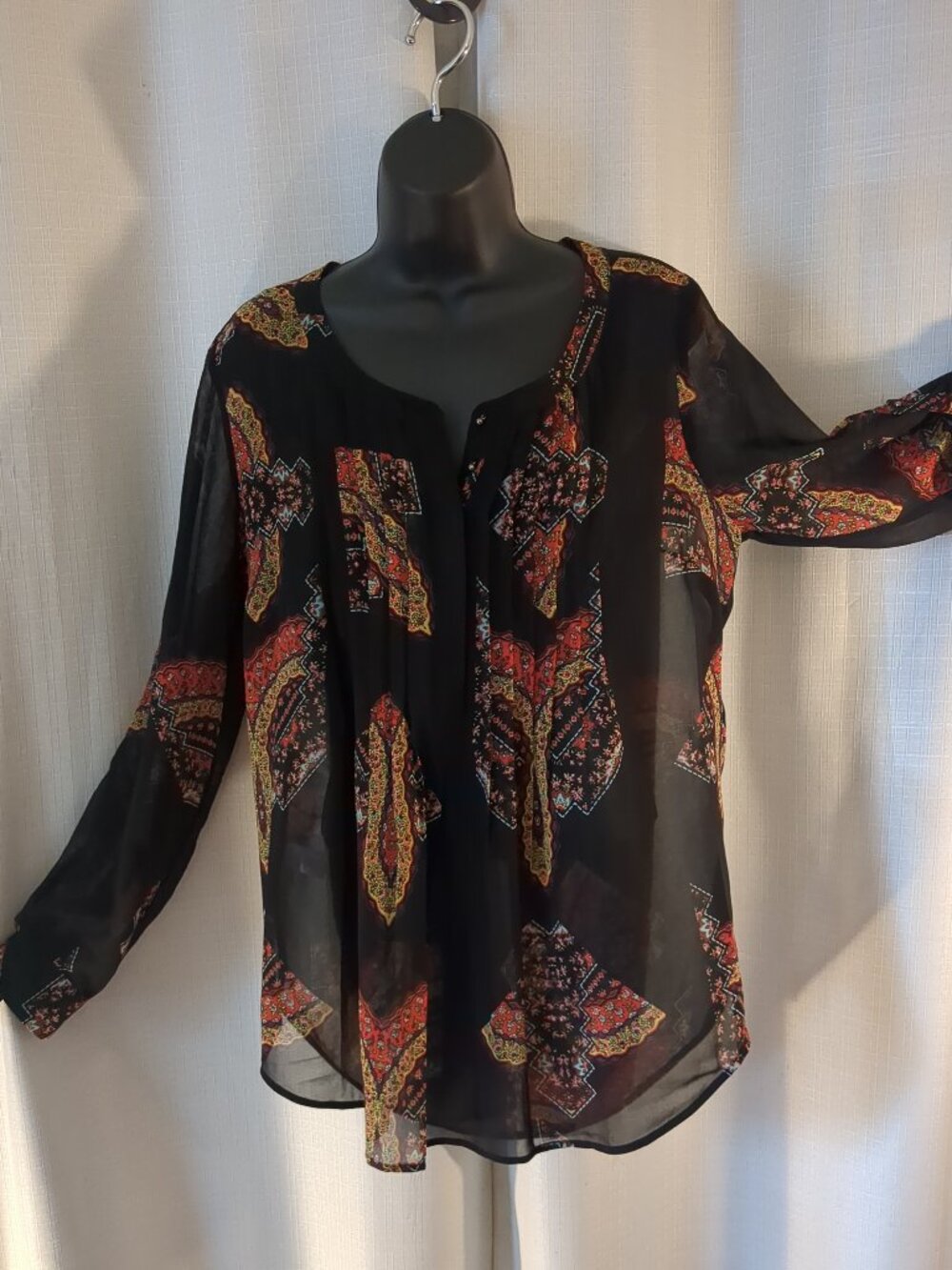 M Boho Lightweight Sheer Long Sleeve - Picture 2 of 16